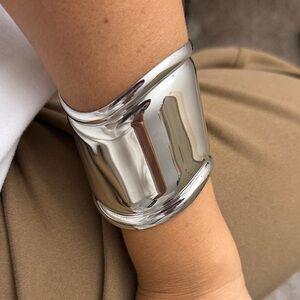 Adina Eden silver Cuff Bracelet